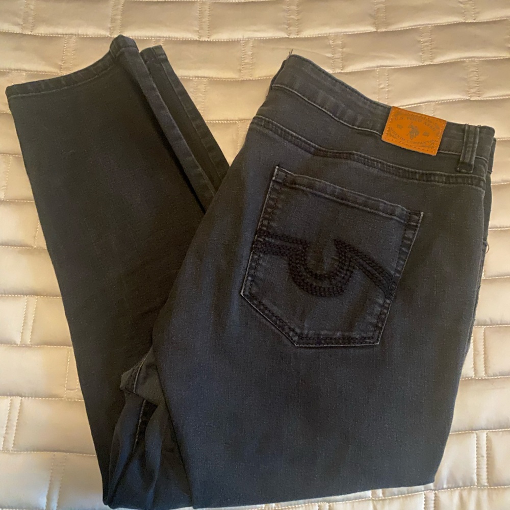 Polo by Ralph Lauren Black Ankle Cropped Jeans